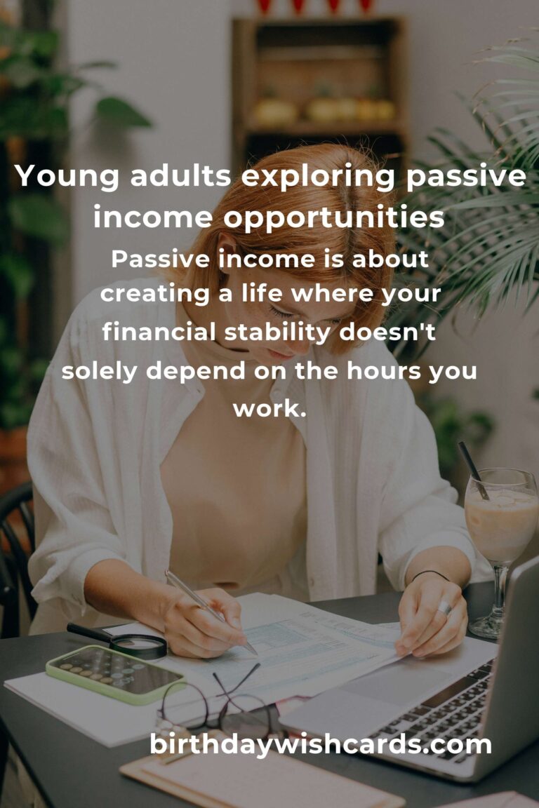 Unlocking Financial Freedom: A Heartfelt Guide to Passive Income for Young Adults
