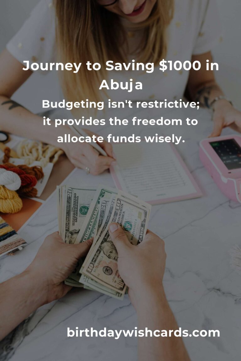 Unlocking Financial Freedom: How to Save $1000 in Abuja Even on a Tight Budget
