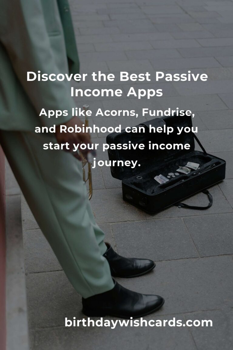 Unlocking Freedom: Best Passive Income Apps for First-Time Buyers