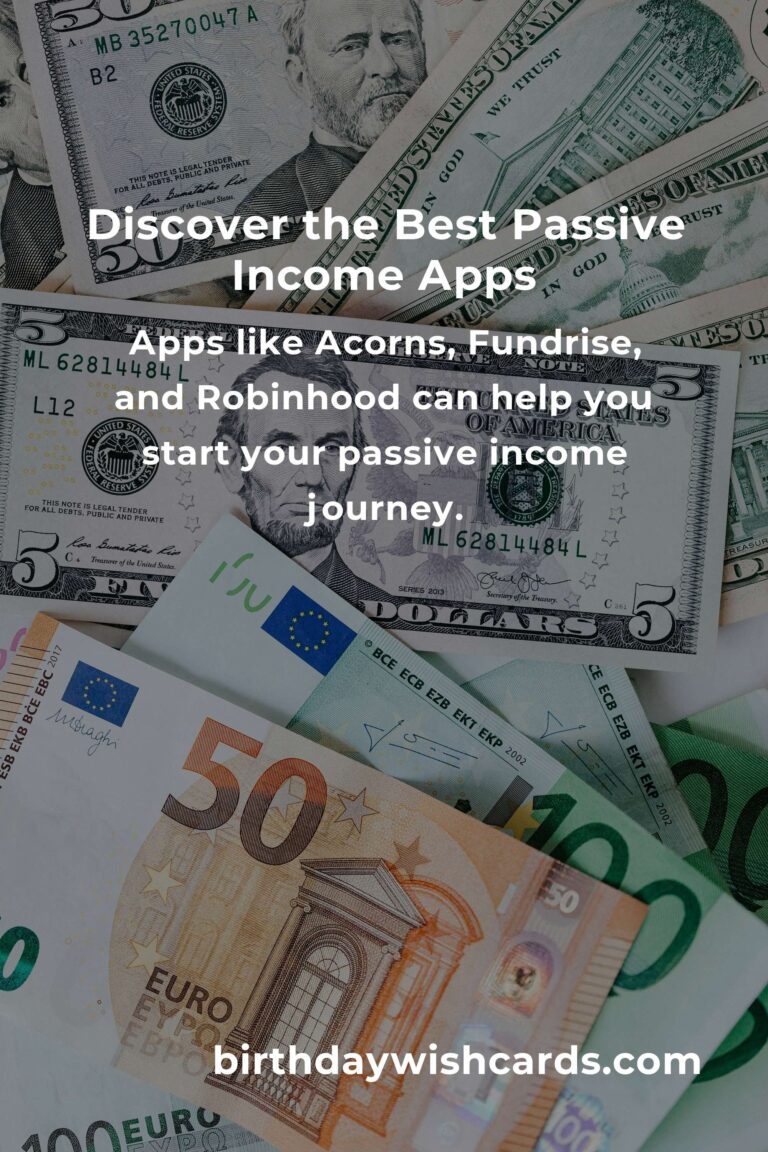 Unlocking Freedom: Best Passive Income Apps for First-Time Buyers