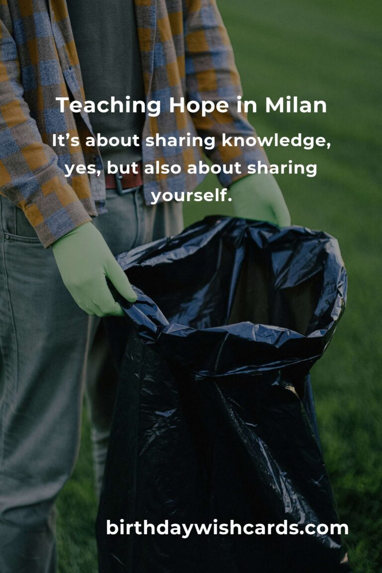 Unlocking Hearts and Minds: Teaching Volunteer Opportunities in Milan