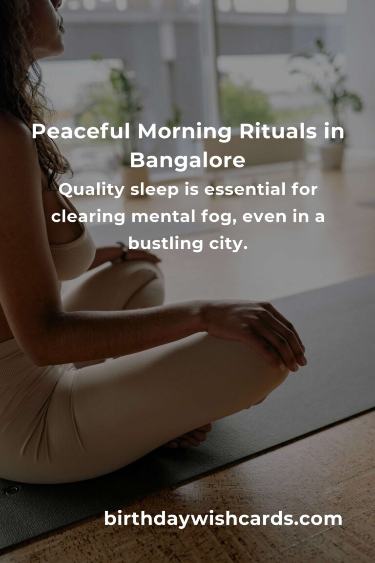 Unlocking Mental Clarity: Daily Habits for Bangalore’s Urban Souls