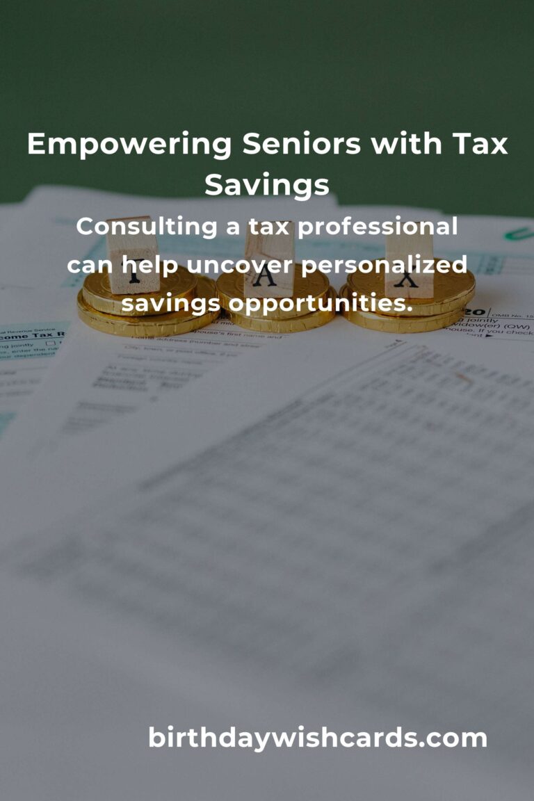 Unlocking Peace of Mind: The Complete Guide to Tax Savings for Seniors