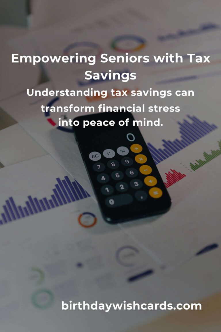 Unlocking Peace of Mind: The Complete Guide to Tax Savings for Seniors