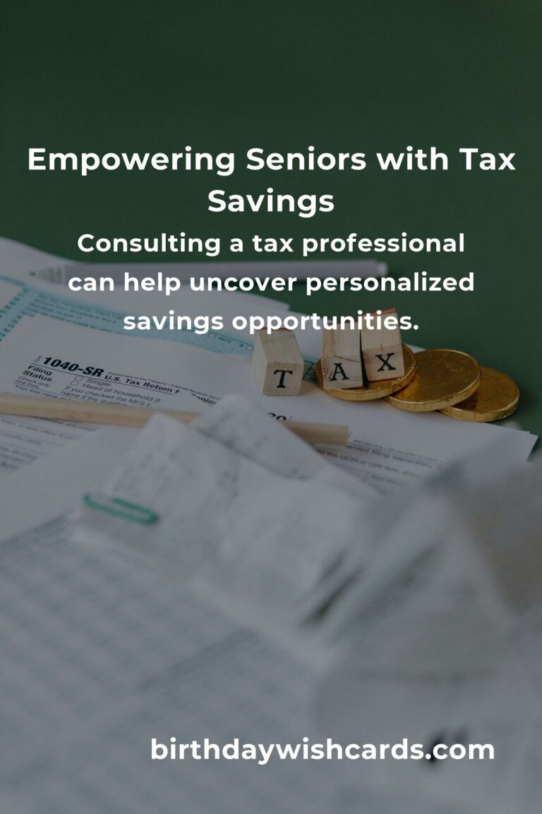 Unlocking Peace of Mind: The Complete Guide to Tax Savings for Seniors