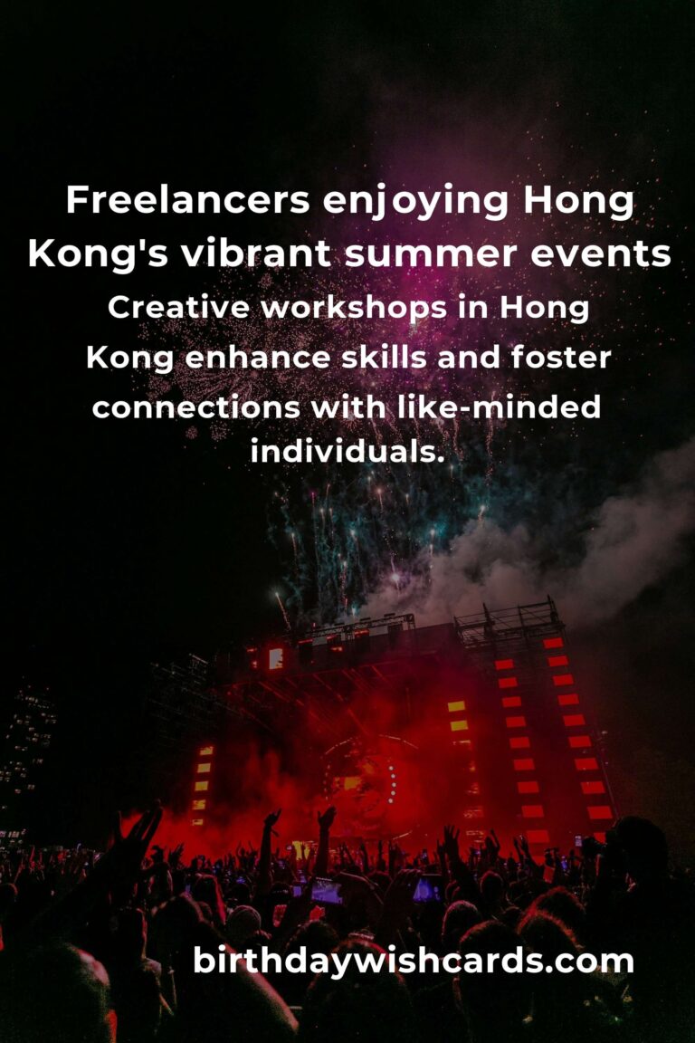 Unlocking the Best Summer Events in Hong Kong for Freelancers: A Journey of Connection and Inspiration