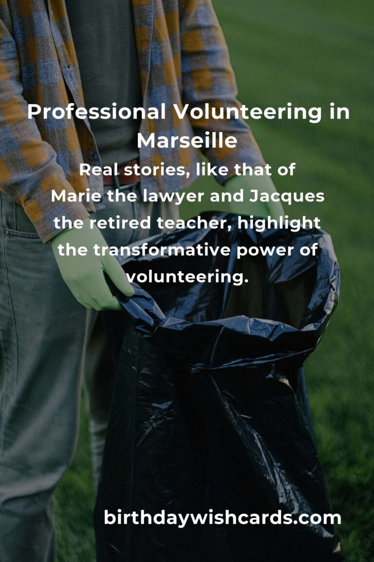 Unlocking the Heart of Marseille: A Professional’s Guide to Volunteering