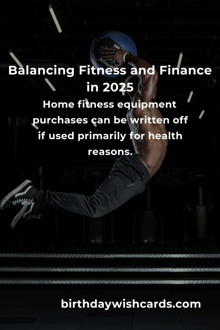 Unlocking the Path to Wellness: Tax Savings Tips for Fitness Enthusiasts in 2025