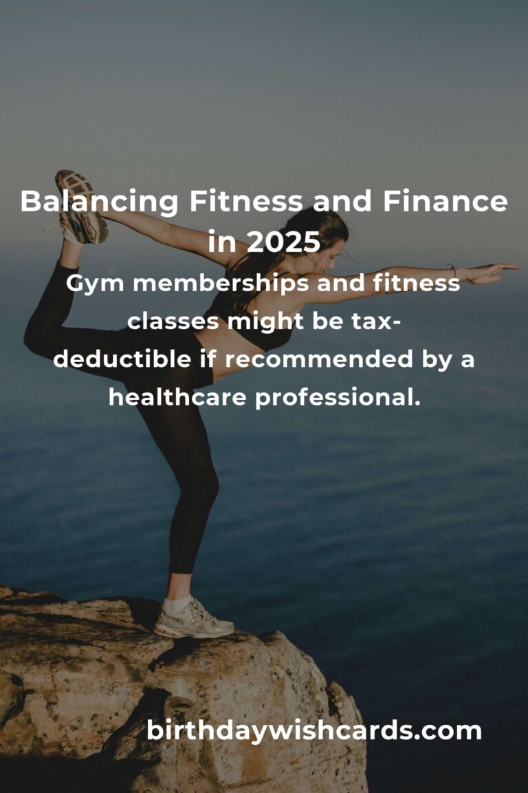 Unlocking the Path to Wellness: Tax Savings Tips for Fitness Enthusiasts in 2025