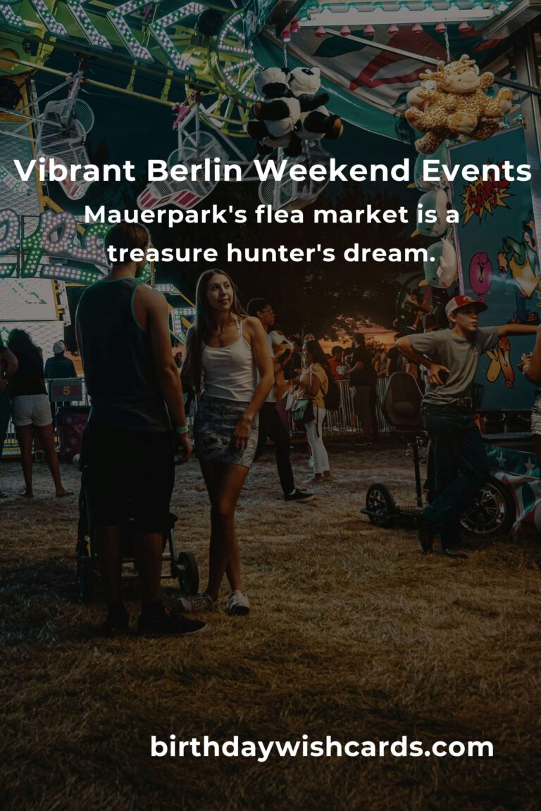 Unmissable Berlin Moments: Top Local Events Lighting Up the City This Weekend