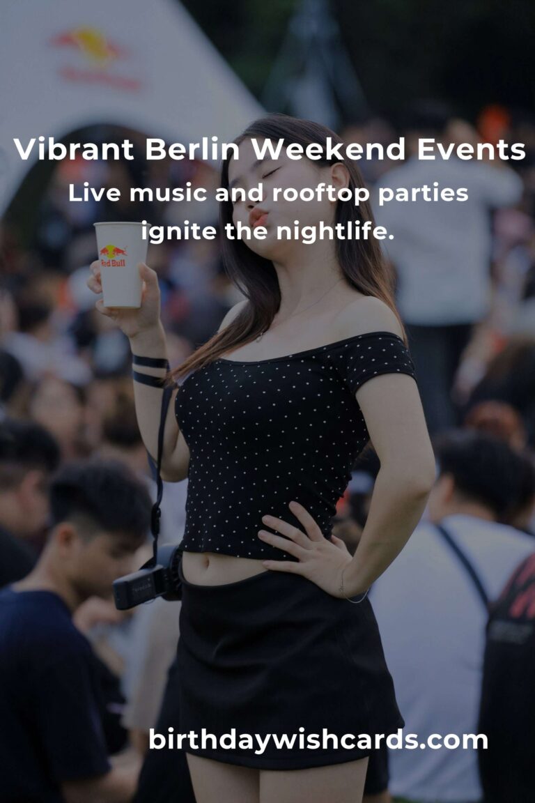 Unmissable Berlin Moments: Top Local Events Lighting Up the City This Weekend