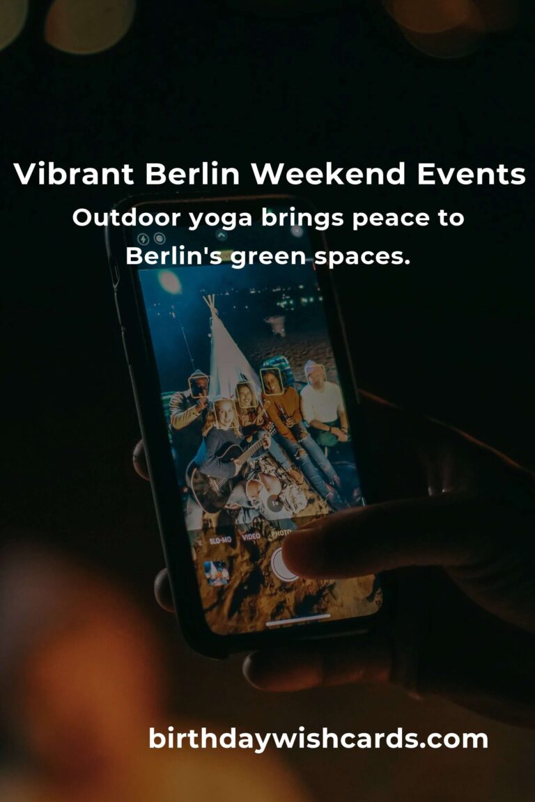 Unmissable Berlin Moments: Top Local Events Lighting Up the City This Weekend
