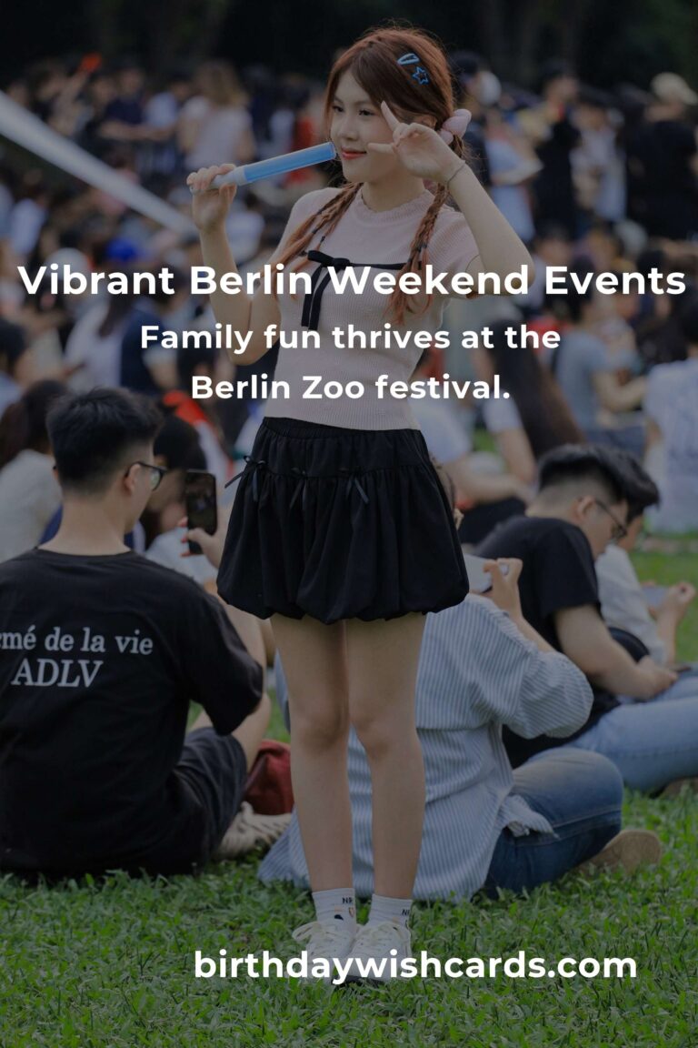 Unmissable Berlin Moments: Top Local Events Lighting Up the City This Weekend