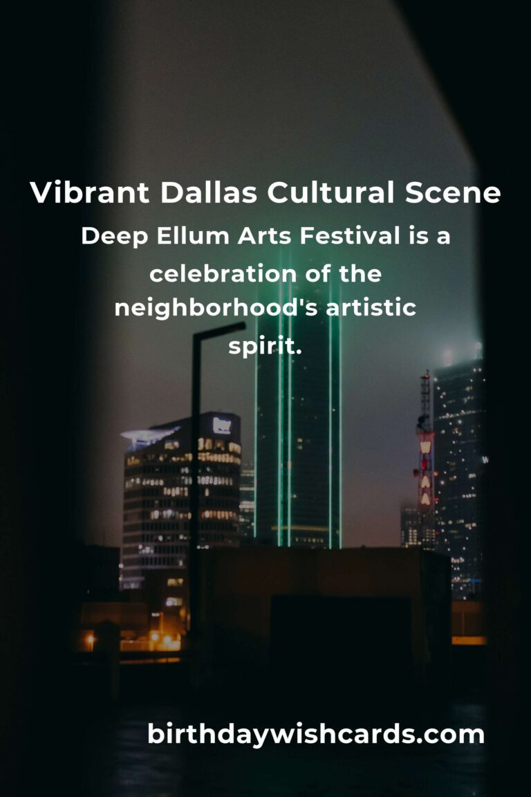 Unmissable Dallas Cultural Events in 2025: Embrace the Heartbeat of the City