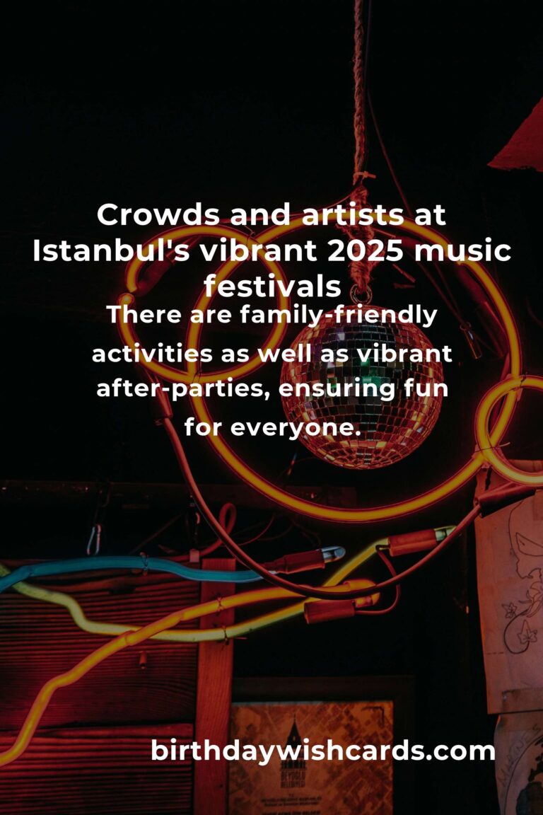 Unmissable Music Festivals in Istanbul 2025: A Melodic Journey Awaits