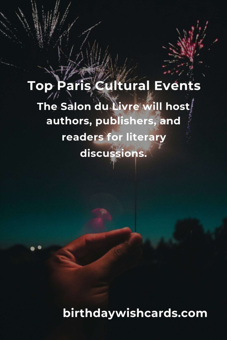 Unmissable Paris Cultural Events in 2025: A Guide to the City’s Top Festivals and Exhibitions
