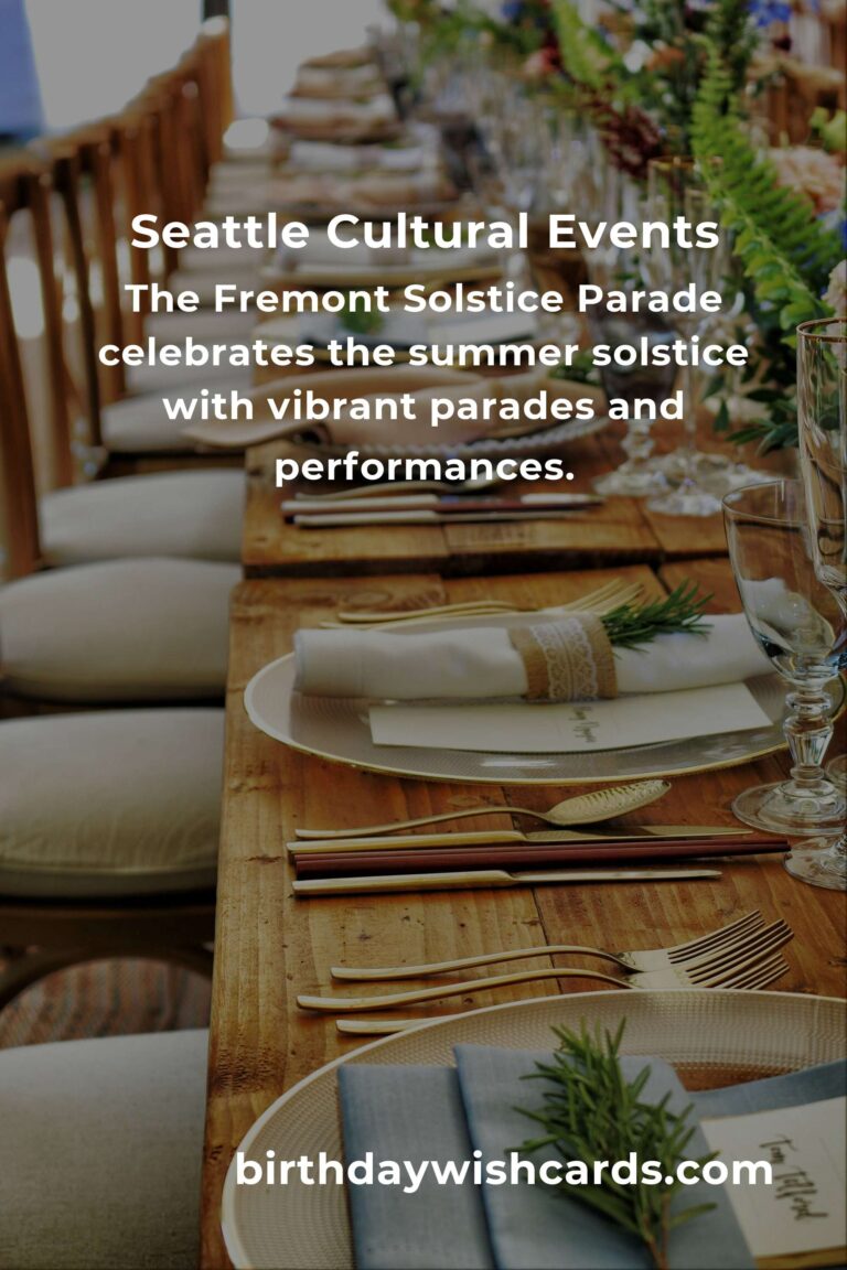 Unmissable Seattle Cultural Events in 2025