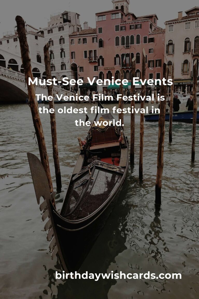 Unmissable Venice Cultural Events in 2025
