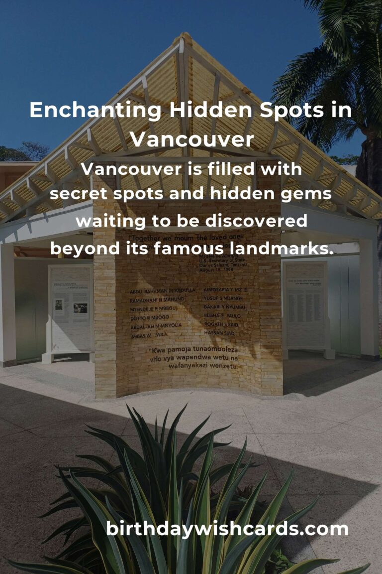 Unveiling Vancouver’s Hidden Gems: The Ultimate Guide to Exploring the City’s Secret Wonders