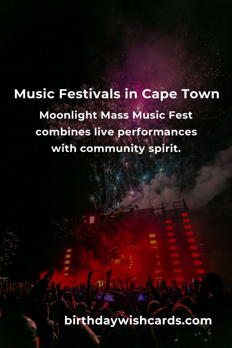 Upcoming Music Festivals in Cape Town for 2025