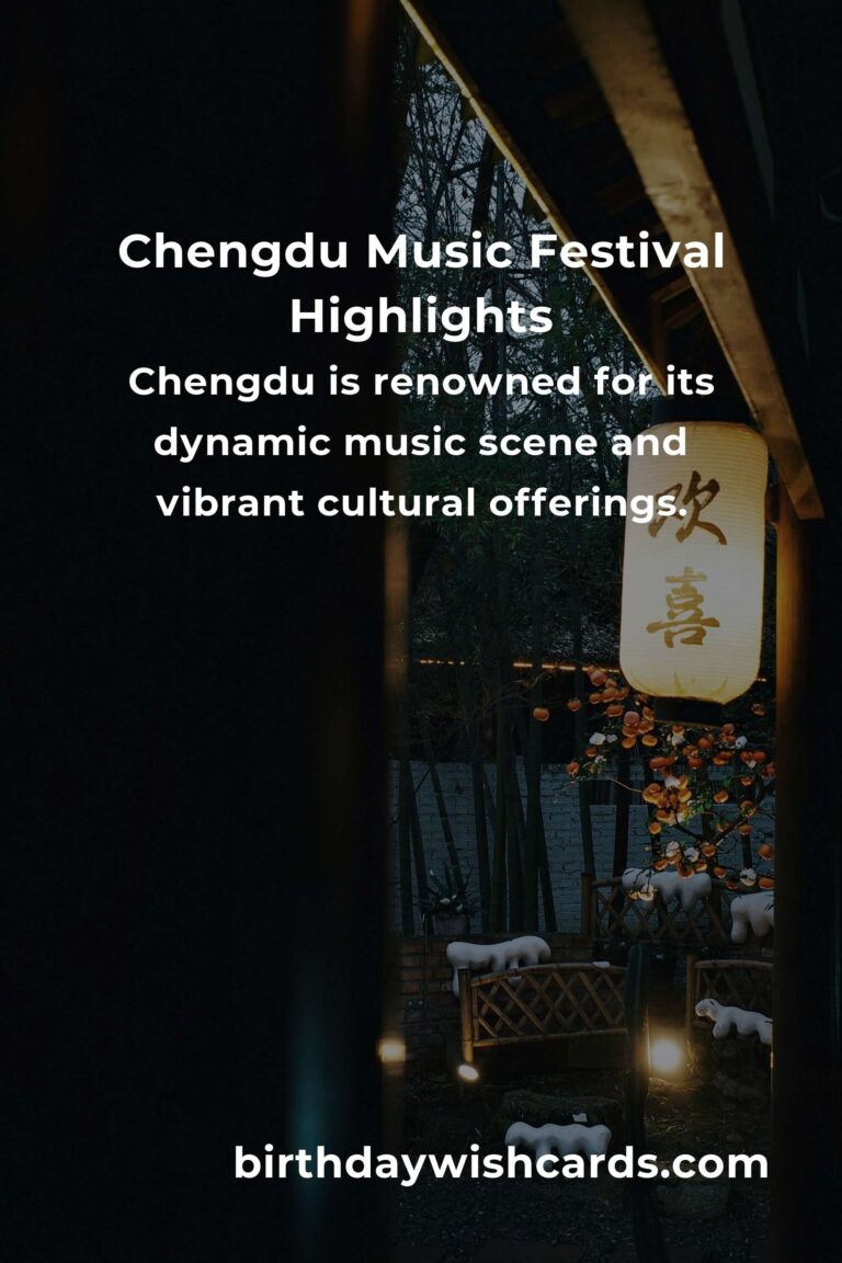 Upcoming Music Festivals in Chengdu for 2025: A Melodic Extravaganza
