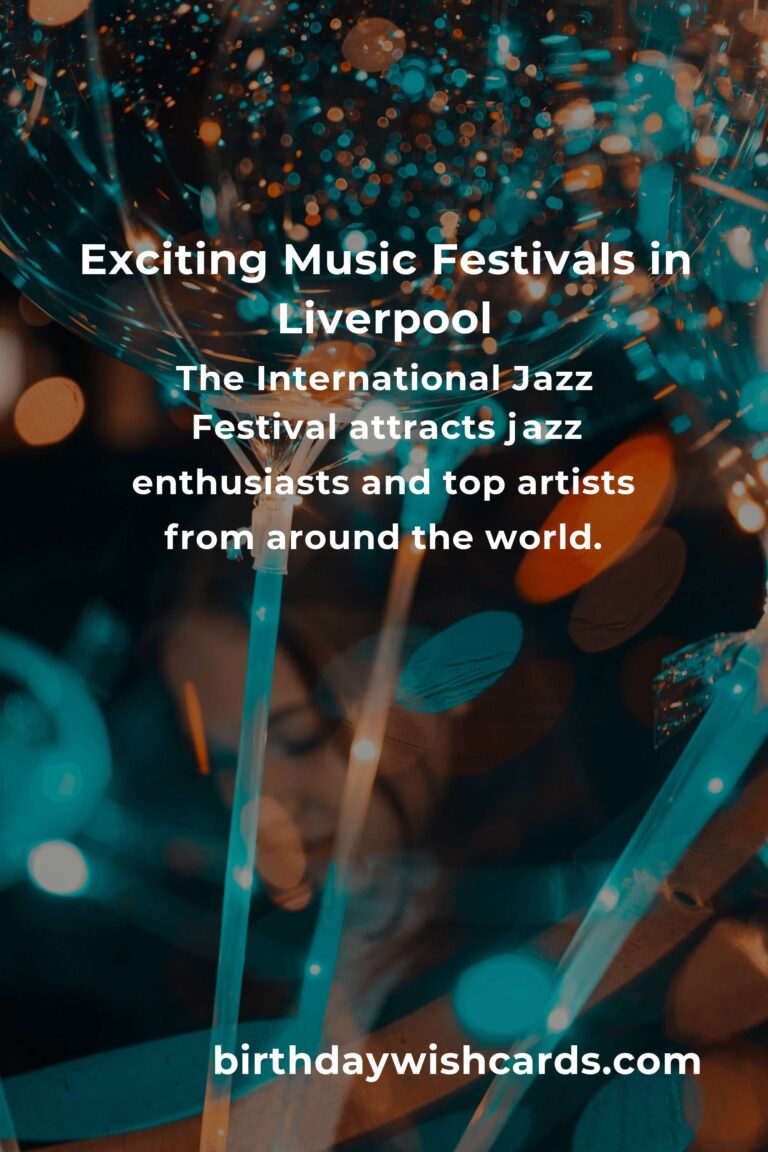 Upcoming Music Festivals in Liverpool for 2025: A Comprehensive Guide