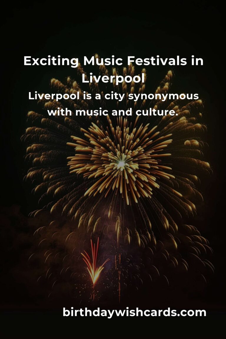 Upcoming Music Festivals in Liverpool for 2025: A Comprehensive Guide
