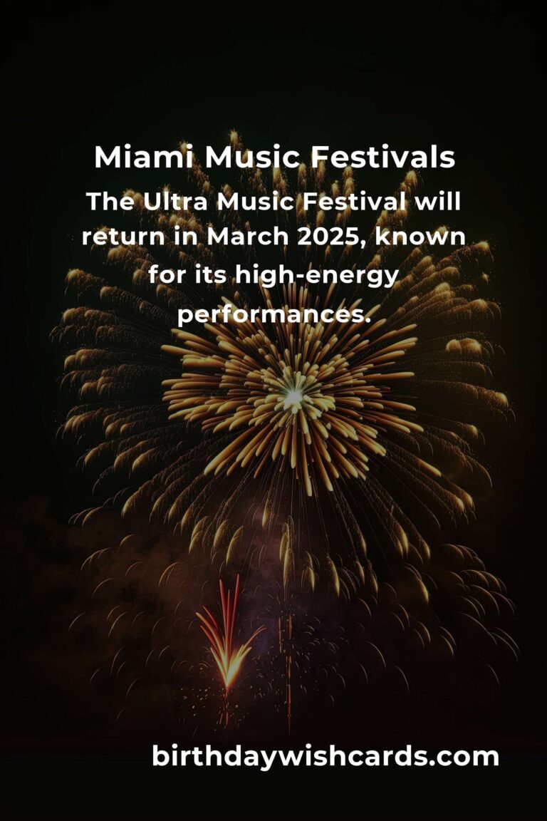 Upcoming Music Festivals in Miami for 2025: A Melodic Extravaganza