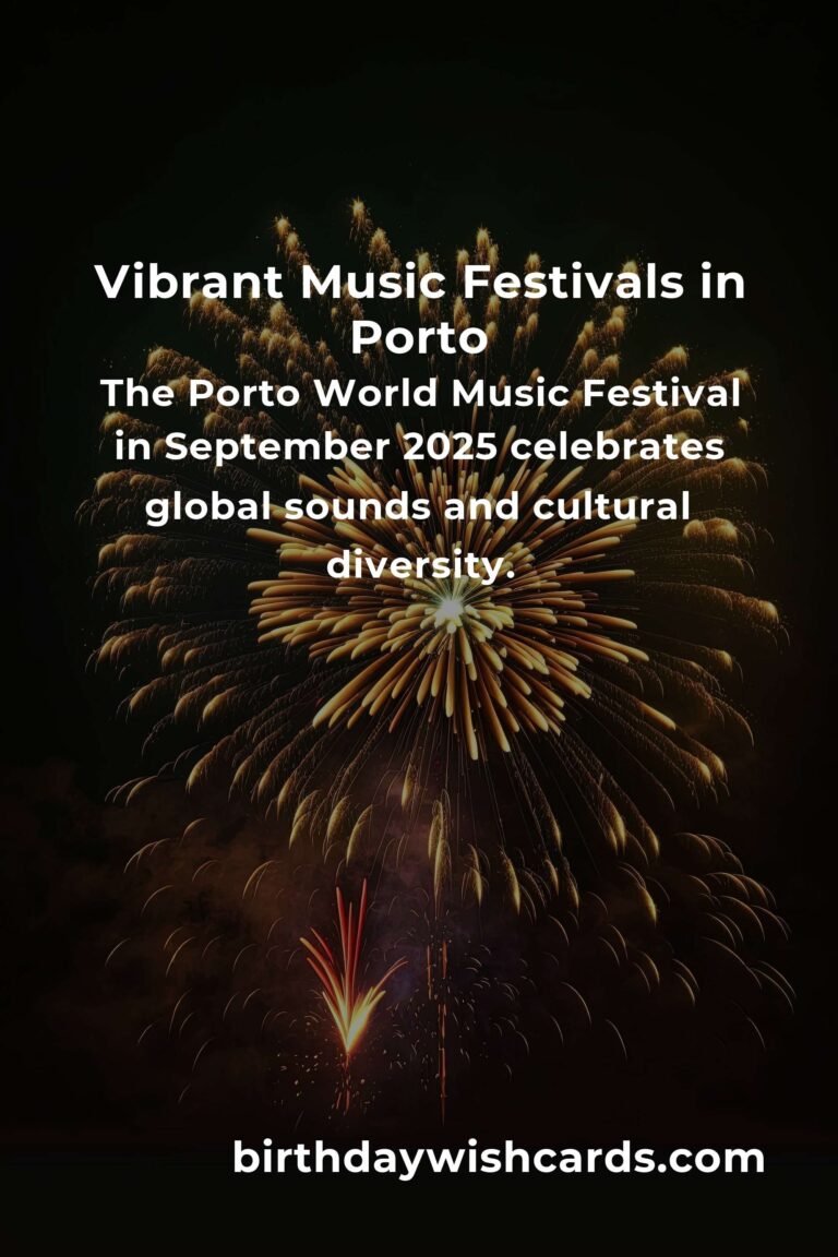 Upcoming Music Festivals in Porto for 2025