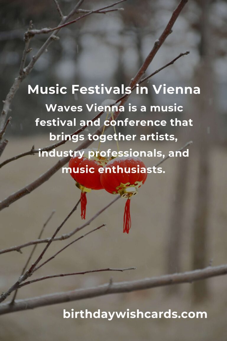 Upcoming Music Festivals in Vienna for 2025: A Melodic Journey Awaits