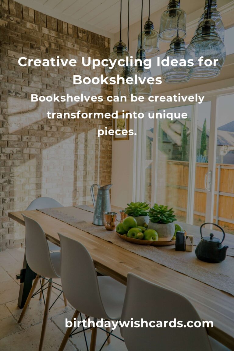 Upcycle Your Old Furniture: Bookshelf Edition for a Stylish Home
