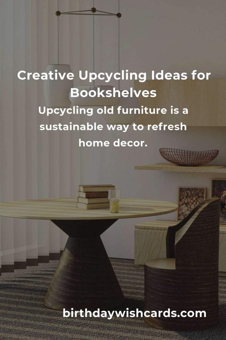 Upcycle Your Old Furniture: Bookshelf Edition for a Stylish Home
