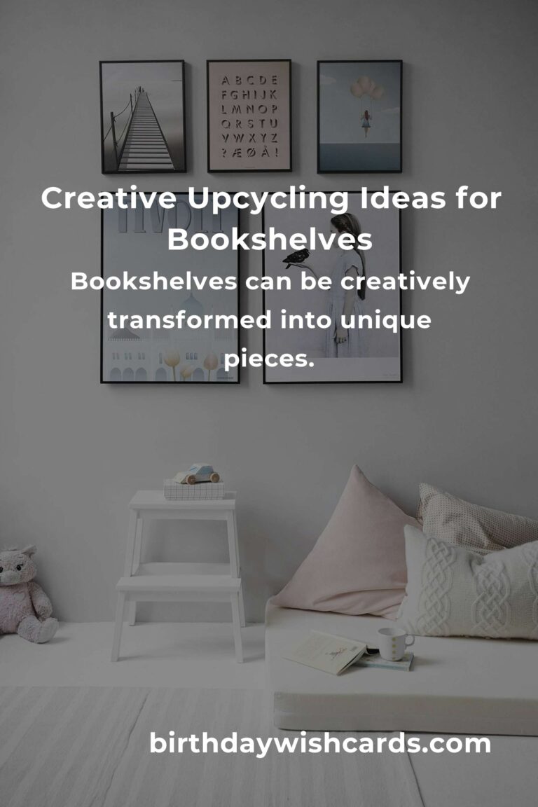 Upcycle Your Old Furniture: Bookshelf Edition for a Stylish Home