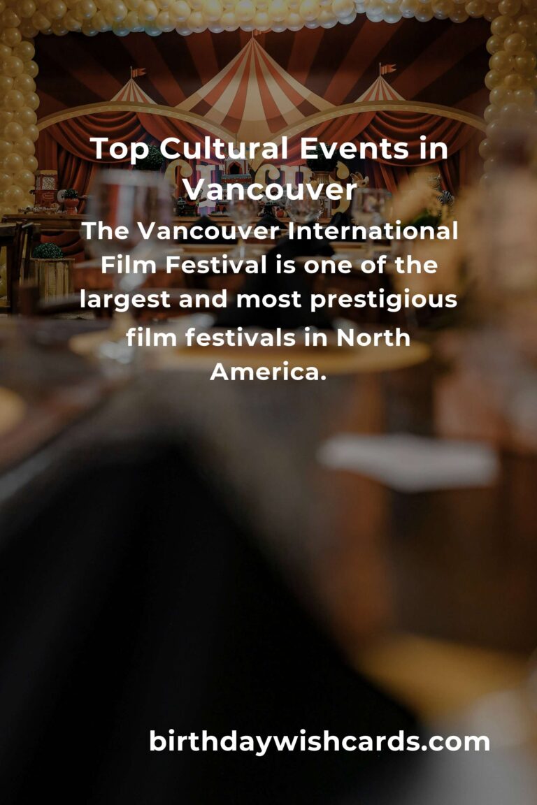 Vancouver Cultural Events You Can’t Miss in 2025
