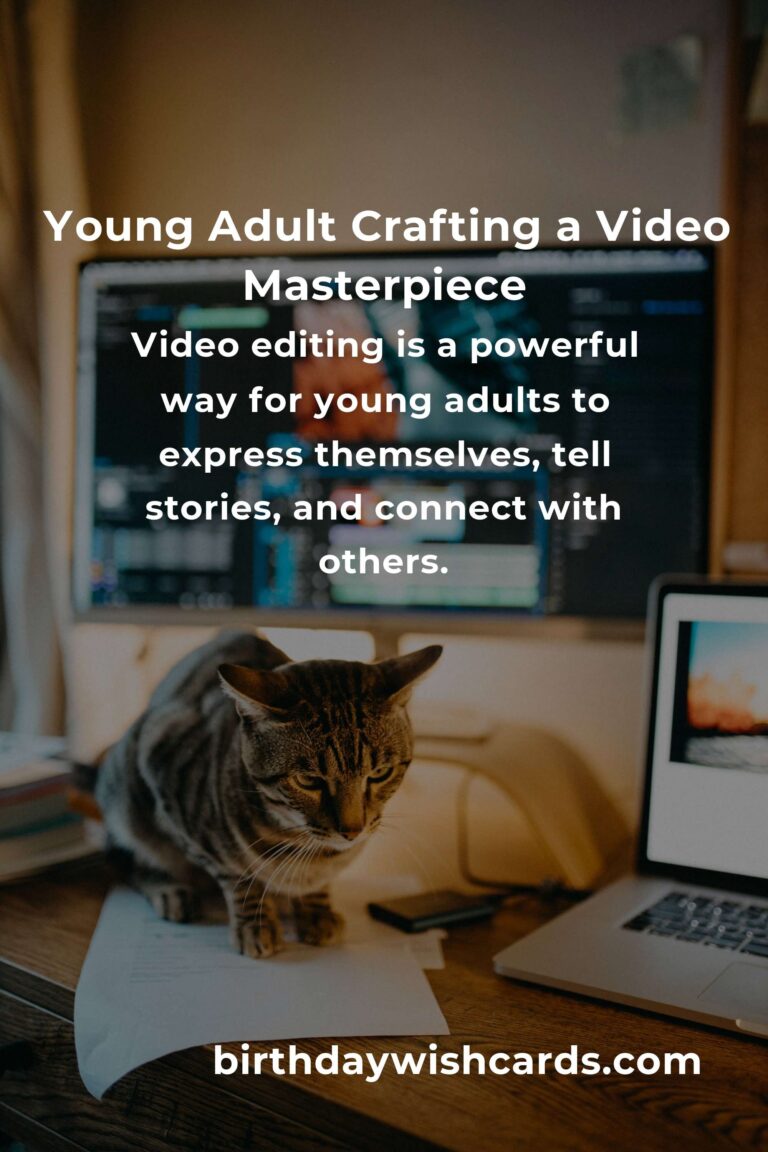 Video Editing: A Heartfelt Guide for Young Adults to Share Their Story