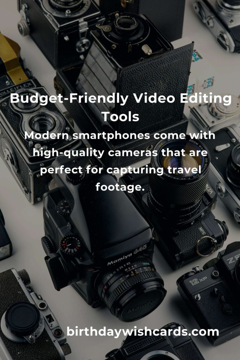 Video Editing: Complete Guide for Budget Travelers
