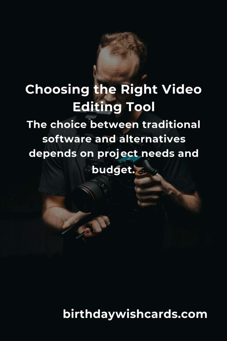 Video Editing vs Alternatives: Which is Better for Your Creative Projects?