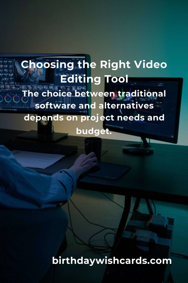 Video Editing vs Alternatives: Which is Better for Your Creative Projects?