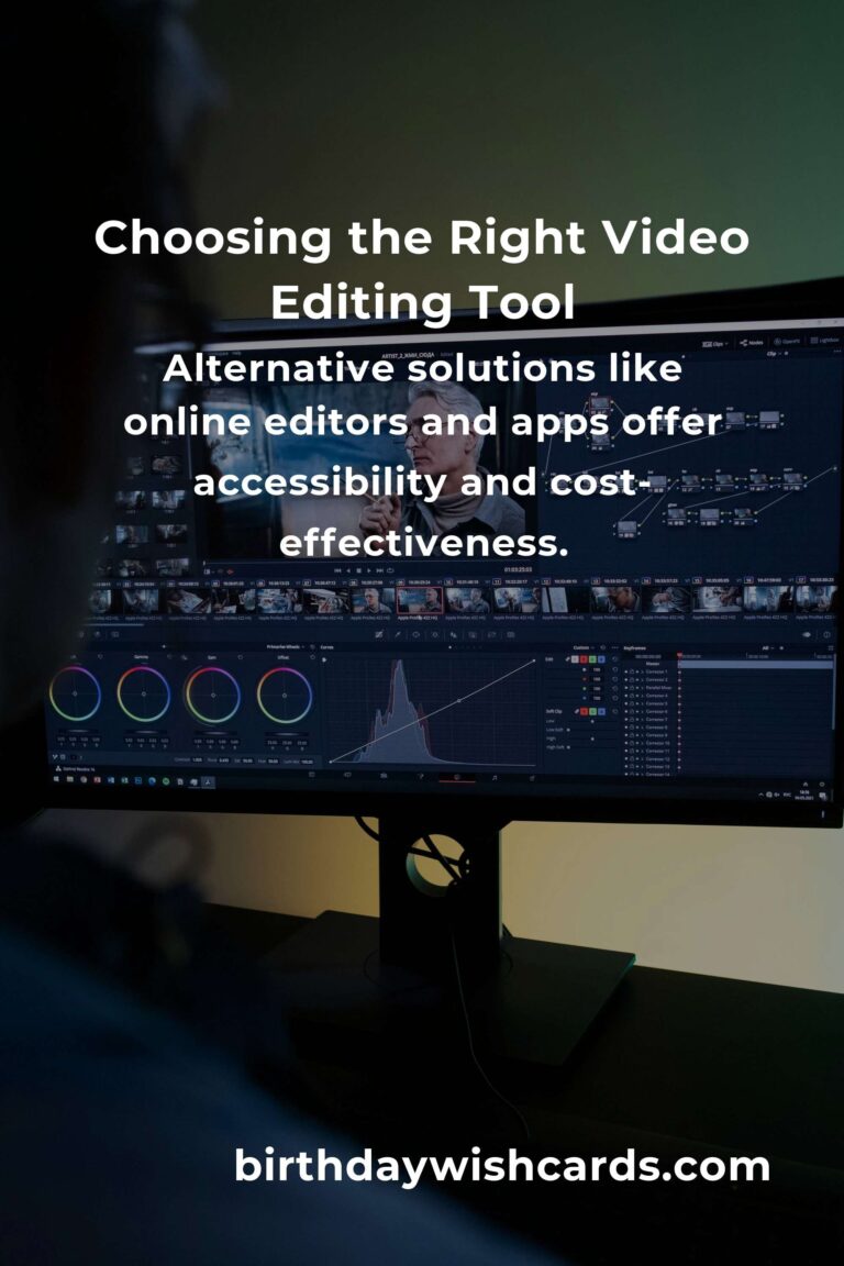 Video Editing vs Alternatives: Which is Better for Your Creative Projects?