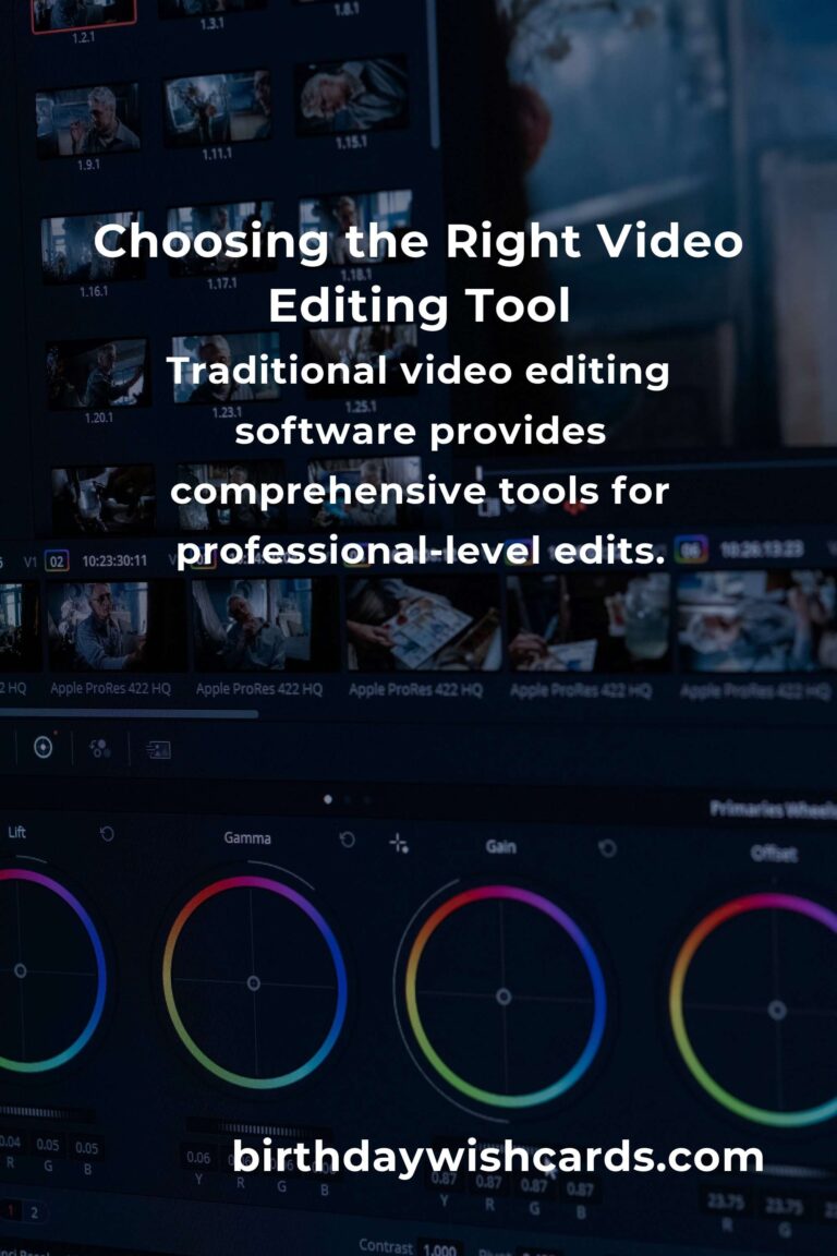 Video Editing vs Alternatives: Which is Better for Your Creative Projects?