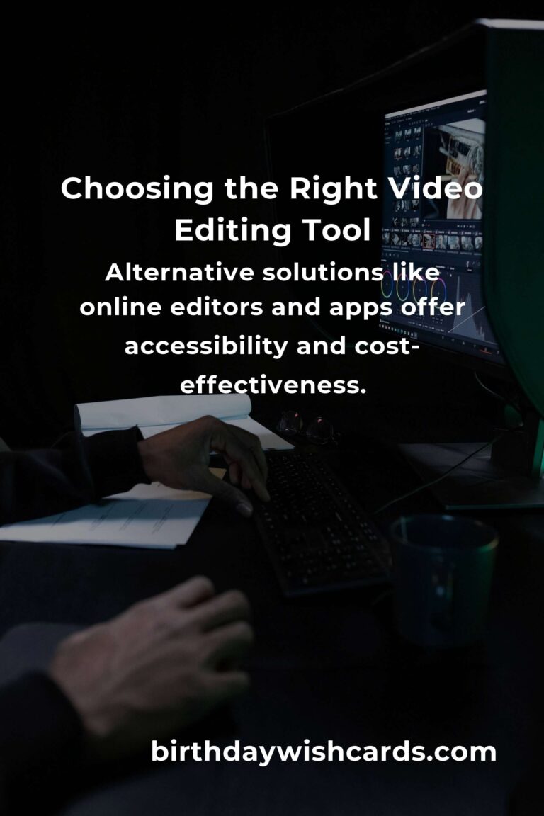 Video Editing vs Alternatives: Which is Better for Your Creative Projects?