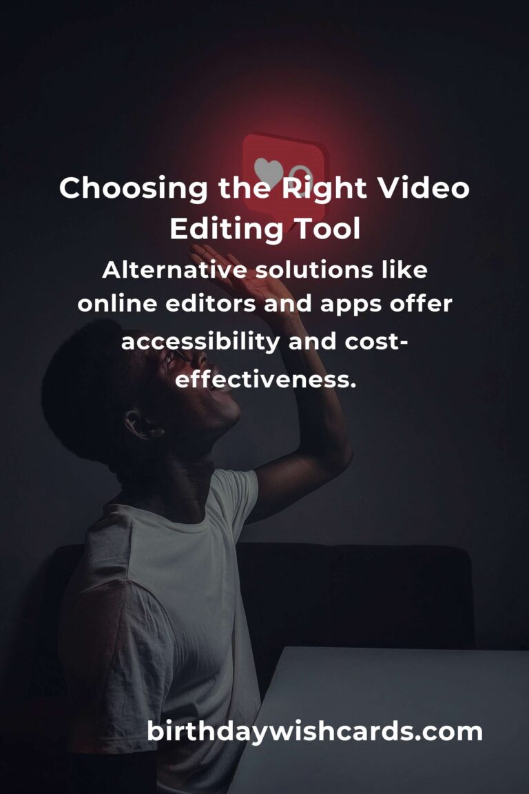 Video Editing vs Alternatives: Which is Better for Your Creative Projects?