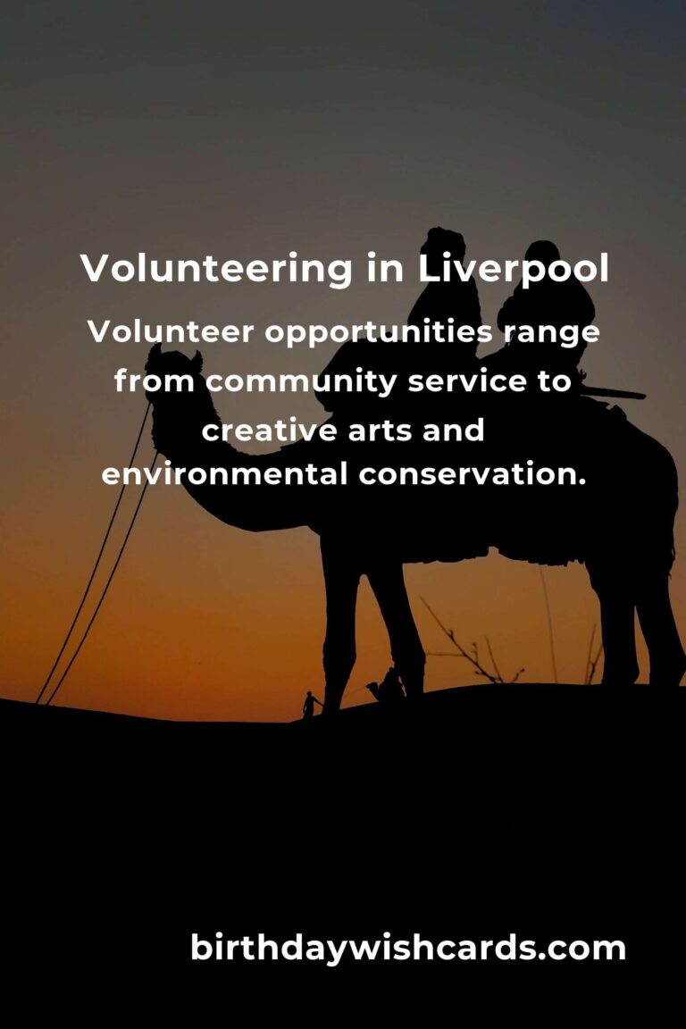 Volunteer Opportunities for Digital Nomads in Liverpool: Enhancing Community and Skills