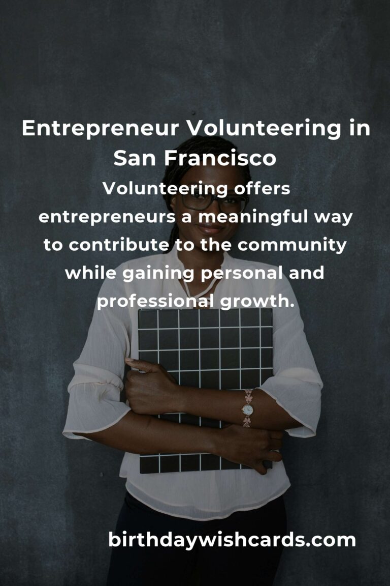 Volunteer Opportunities for Entrepreneurs in San Francisco