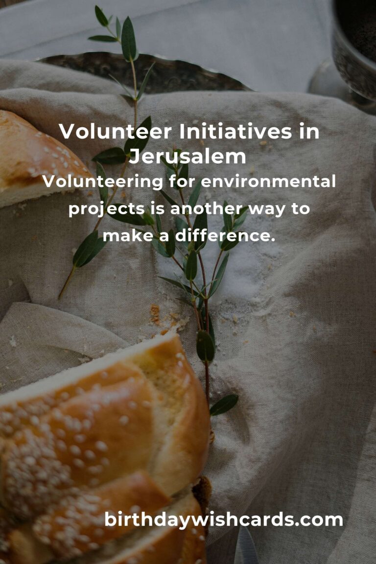 Volunteer Opportunities for Small Business Owners in Jerusalem: Making an Impact
