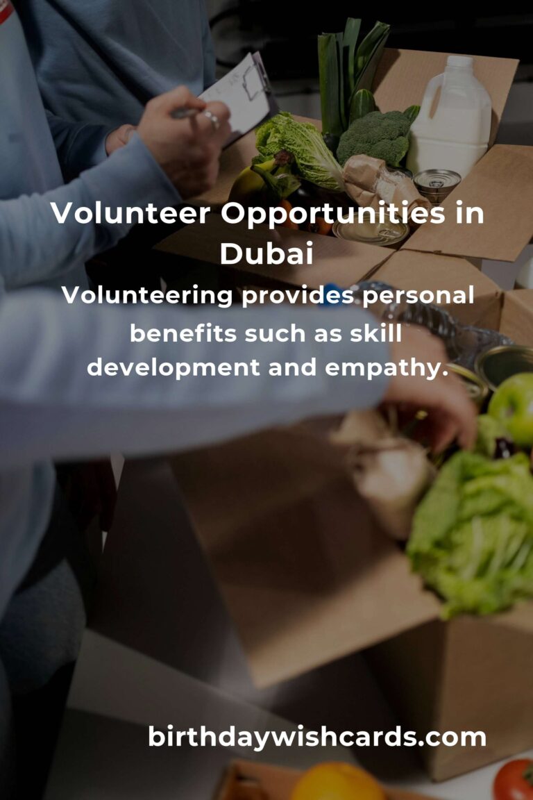 Volunteer Opportunities for Young Adults in Dubai: Make a Difference Today