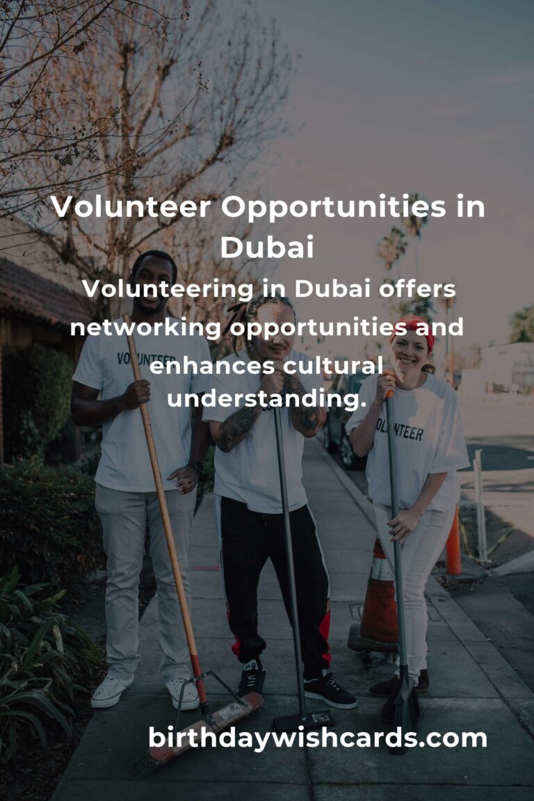 Volunteer Opportunities for Young Adults in Dubai: Make a Difference Today
