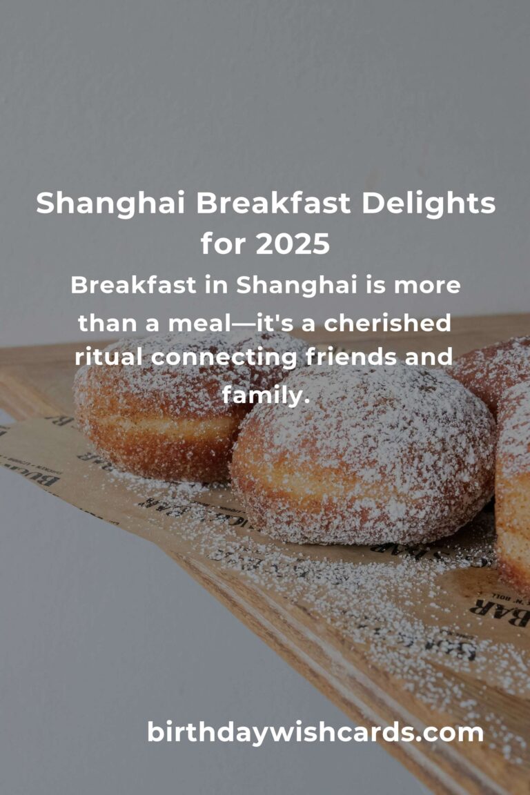Wake Up to Flavor: The Best Breakfast Recipes in Shanghai for 2025
