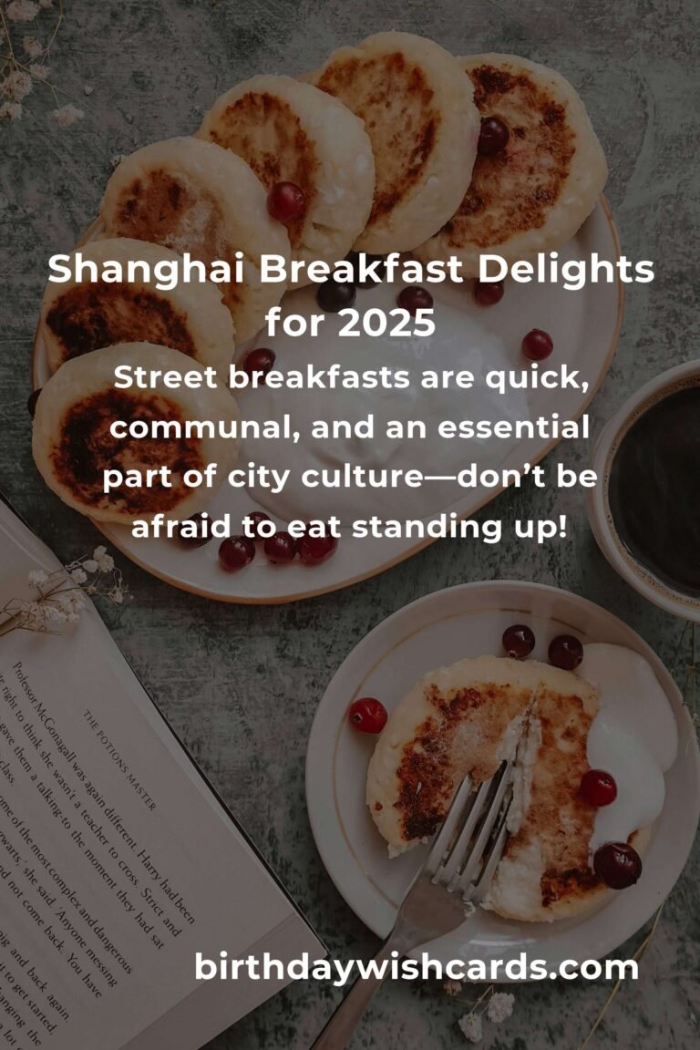 Wake Up to Flavor: The Best Breakfast Recipes in Shanghai for 2025