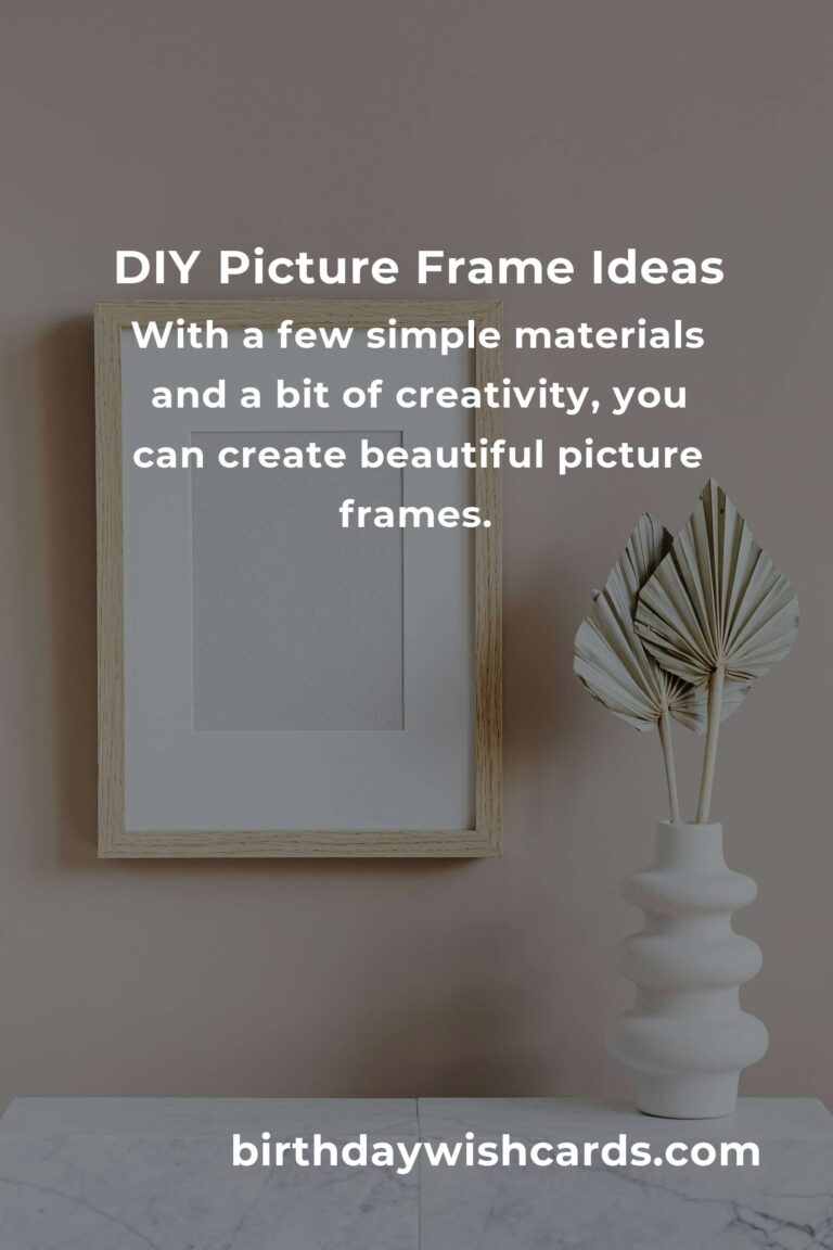 Weekend DIY: Create Stunning Picture Frames for Your Home